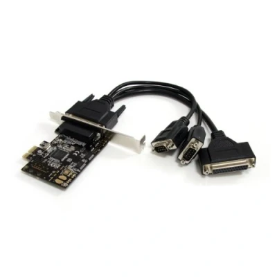 Image of StarTech.com 2S1P PCI Express Serial Parallel Combo Card with Breakout Cable PCIe (PEX2S1P553B)