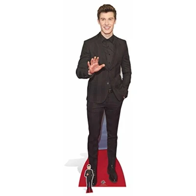 Image of Star Cutouts Ltd CS657 Shawn Mendes, Cardboard, Multi Colour, 185 x 56 cm