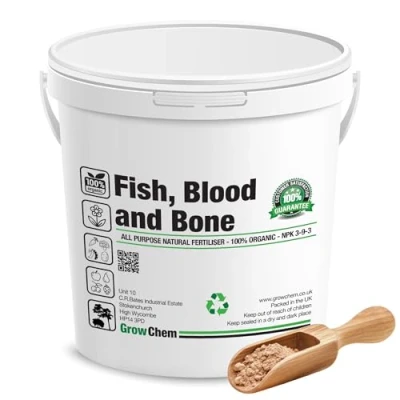 Image of Fish, Blood and Bone for Plants, 5Kg Bucket, Multi Purpose Plant Food Fertiliser, Organic All Garden Fertiliser