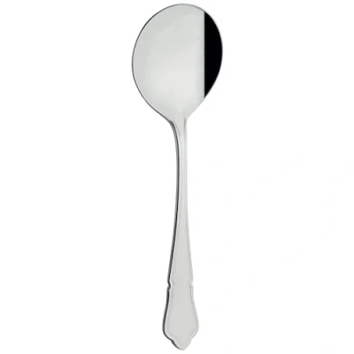 Image of Grunwerg Durbarry Soup Spoons SUSDBR, 18/0 Stainless Steel, Set of 12