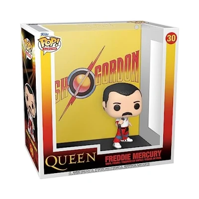 Image of Funko Pop! Albums: Queen Freddie Mercury Flash Gordon Music Collectable Vinyl Figure Gift Idea Official Merchandise Toys for Kids &amp; Adults Fans Model Collectors