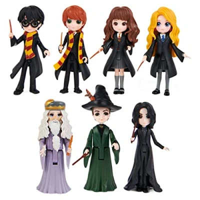Image of Wizarding World Harry Potter Deluxe Set with 7 Collectable Figures and Gift Box