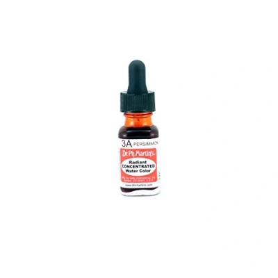 Image of Dr. Ph. Martin&#039;s Radiant Concentrated Water Color, 0.5 oz, Persimmon (3A)