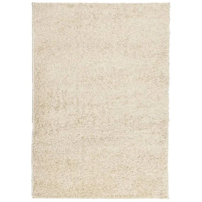 Image of vidaXL Shaggy Rug PAMPLONA High Pile Modern Gold 120x170 cm