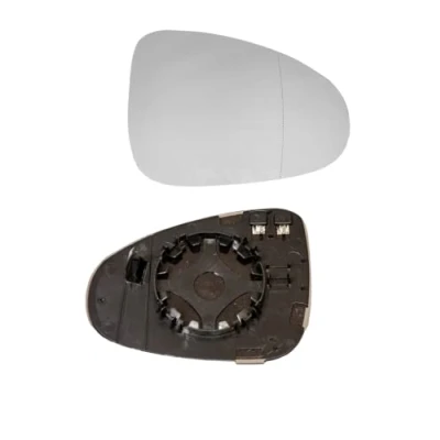 Image of Wing Mirror Glass for VW Touareg 2010 2011 2012 2013 2014 2015 2016 2017 Heated Right Hand Side UK Driver