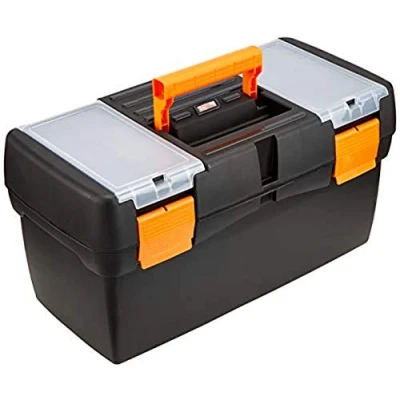 Image of Tayg Toolbox Basic 20 Inch 500 x 258 255 mm, Black (black/orange), 115554
