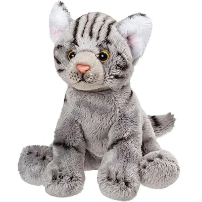 Image of Suki Gifts International Yomiko Sitting Cat, Small, Grey Tabby