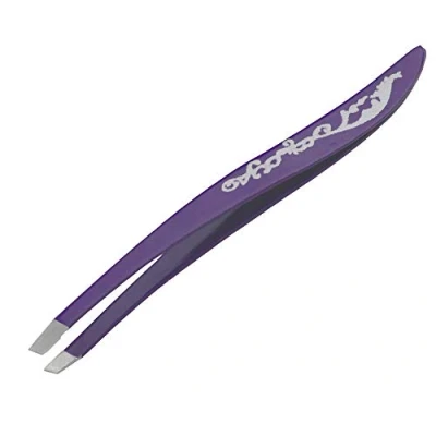 Image of Sanguine Tweezers Slant Tip Stainless Steel (Purple)