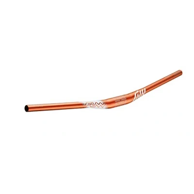 Image of Funn Full On Mountain Bike Handlebar with Bar Clamp 35mm and Width 785mm, Tough Lightweight Alloy Riser for MTB, BMX Road Bike, Rise 15mm MTB (Orange)