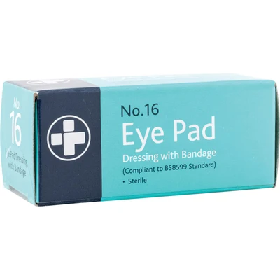 Image of Steroplast 1912BS Standard Dressings Steropax, Eye pad (boxed) 7cm x 6cm (Pack of 1)