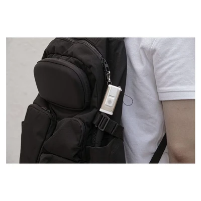Image of Ledlenser K6R LED Rechargeable Super Bright Mini Key Ring Torch With Shrill Safety Alarm, 400 Lumens, Small Keychain Light, Keyring Torch, Loud alarm (100dB) Powerful Emergency Light (Rosegold)