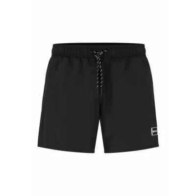 Image of HUGO Mens DODO Framed logo swim shorts in recycled material