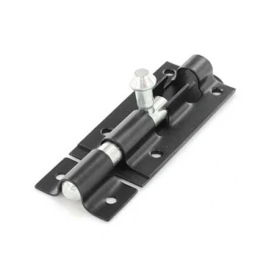 Image of 2X Securit Tower Bolt Black 100mm