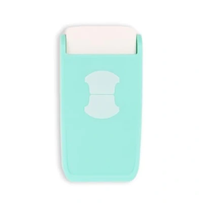 Image of Craftelier Multimaterial Rounded Tab Shaped Punch for Creating Custom Tabs on Craft Projects Suitable Many Materials Size 4 x 2.7 cm (1.6“ 1.1) Turquoise Color