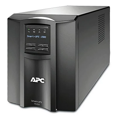 Image of APC by Schneider Electric Smart UPS SMT SmartConnect SMT1500IC Uninterruptible Power Supply 1500VA (Cloud enabled, 8 Outlets IEC C13), Black