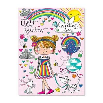 Image of Rachel Ellen Over The Rainbow Children&#039;s Letter Writing Set Wallet Designs