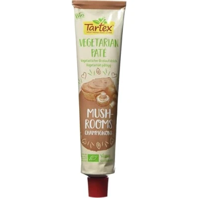 Image of Tartex Organic Mushroom Pate Tube 200 g (Pack of 12)