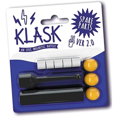 Image of KLASK: The Magnetic Award Winning Party Game of Skill for Kids and Adults All Ages That’s Half Foosball, Air Hockey (Spare Parts)