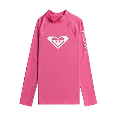 Image of Roxy Whole Hearted Long Sleeve UPF 50 Rash Vest for Girls 6 16
