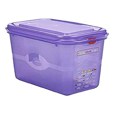 Image of Genware 12450AL Pro Colour Coded Container 1/4/4.3 L Purple