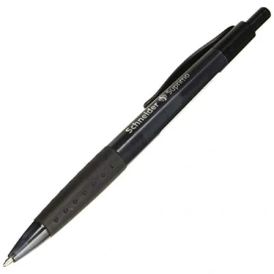 Image of Schneider Pack of 3 Suprimo Ballpoint Pens, Medium, Black