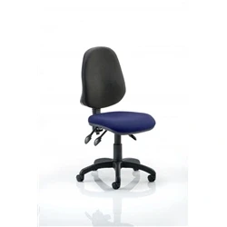 Image of Eclipse Plus III Lever Task Operator Chair Bespoke Colour Seat Stevia Blue