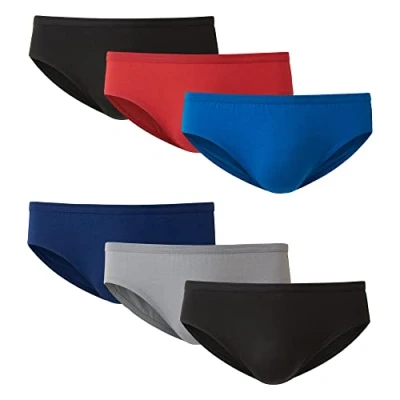 Image of Hanes Men&#039;s Tagless Comfort Flex Fit Dyed Bikini, 6 Pack Style Underwear, Assorted, S