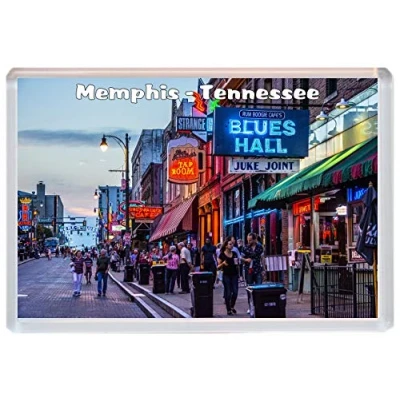 Image of Memphis Tennessee USA Fridge Magnet 96 x 67 mm JUMBO SIZE BBSM1561