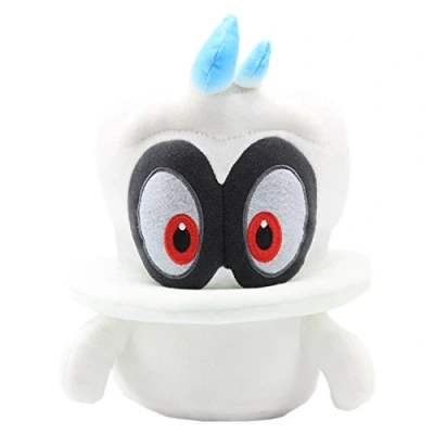 Image of uiuoutoy White Cappy Plush Toys Soft Stuffed Doll Great Gift