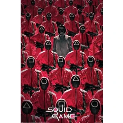 Image of Laminated Squid Game Crowd Maxi Poster