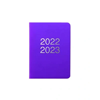 Image of Letts of London Dazzle A6 Day to a Page 22.23 Academic Diary Purple