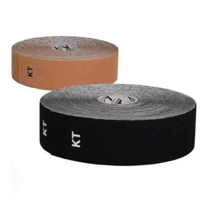 Image of KT Tape Unisex Jumbo Uncut Pro Synthetic Kinesiology Tape, Jet Black, 38.1 m UK