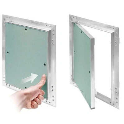 Image of MKK SHOP KRAL3 Lid (200 x 250 mm, Plasterboard Hatch, 12.5 Aluminium Frame), Mint Green