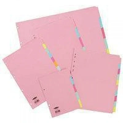 Image of Concord Subject Dividers 230 Micron Upright 10 Part A3 Ref 70299/J2