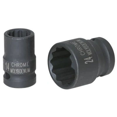 Image of KS TOOLS 515.0933 1/2&quot; Bi hex impact socket, 32mm