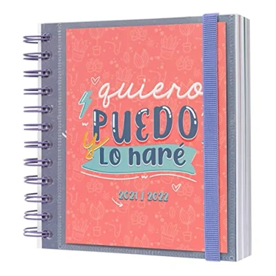 Image of Grupo Erik: Official Carouge Academic Diary 2021 2022 Day to Page 11 Months Mid Year August June