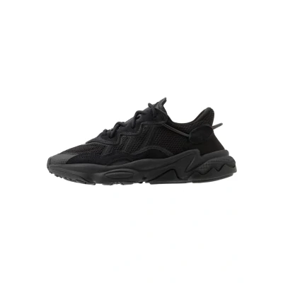 Image of adidas Originals Ozweego Trainers, Size: 3, Core black/trace grey metallic shoes