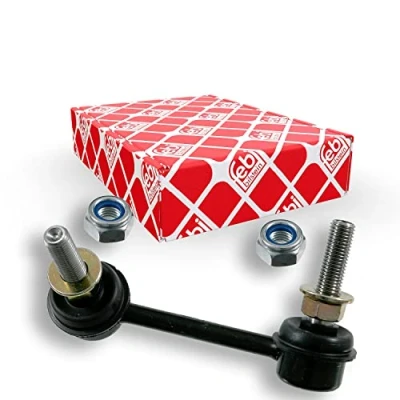Image of 546182Y000 Anti roll bar link FEBI BILSTEIN 21812 Front Axle Right 90mm M10 x 1,25 BMTS Turbo NEW with nuts Steel