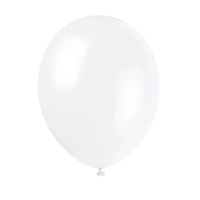 Image of Unique Party 56842 12&quot; Latex Linen White Balloons, Pack of 50