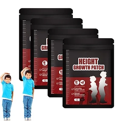 Image of Herbal Height Increasing Foot Patch, Promote The Growth of Skeletal Muscles, Improve Sleep, Body Development, for Teens &amp; Kids (40 Pcs)