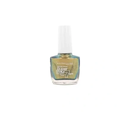 Image of Maybelline Superstay 7 Days Nail Polish 861 Gold Emeralds 10ml