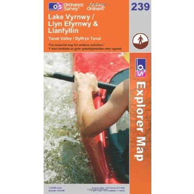 Image of Explorer 239 Lake Vyrnwy &amp; Llanfyllin Map With Digital Version