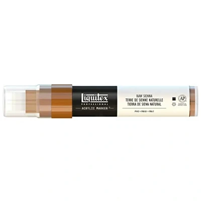 Image of Liquitex Professional Paint Marker with 8 15 mm Wide Nib Raw Sienna