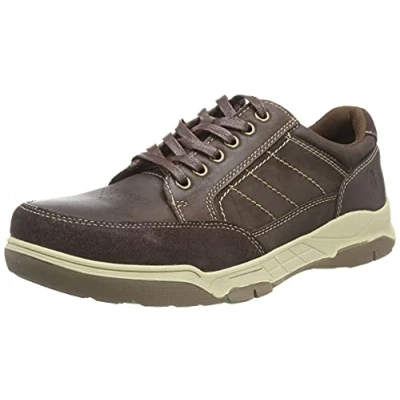 Image of Hush Puppies Men&#039;s Finley Hiking Shoe, Coffee, 12 UK