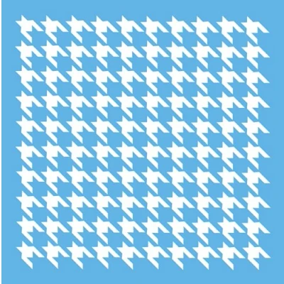 Image of Americana Decor Houndstooth, Blue, 31 x 0.3 cm