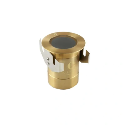 Image of GL040 Baffled Antique Brass 2W Ground Light 2700K 34 Degree Collingwood