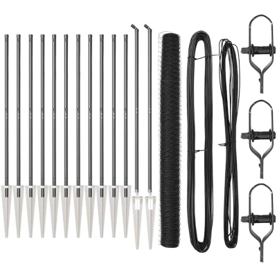 Image of vidaXL Fencing Set of 2 Grey Steel 25 x 1.5 m Foldable