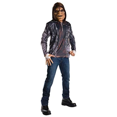 Image of Rubie&#039;s Men&#039;s DC Suicide Squad Killer Croc Costume Kit, XL, CHEST 44 46&quot;, WAIST 36 40&quot;, INSEAM 33&quot;