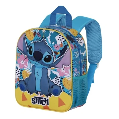 Image of Disney Lilo and Stitch Colors Elite 3D Backpack, Turquoise, 25 x 30 cm, Capacity 7 L