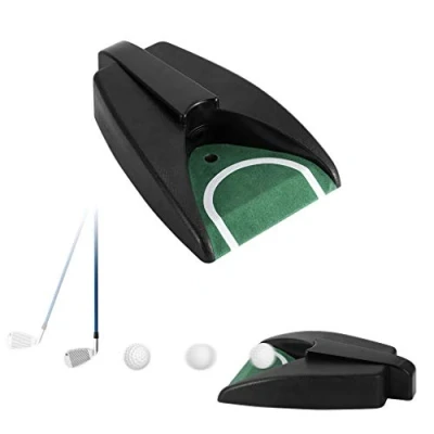 Image of Golf Putting Machine, Automatic Cup Trainer Putt Return Ball Returning Machine Auxiliary Practice Device for Men Outdoor Indoor Yard